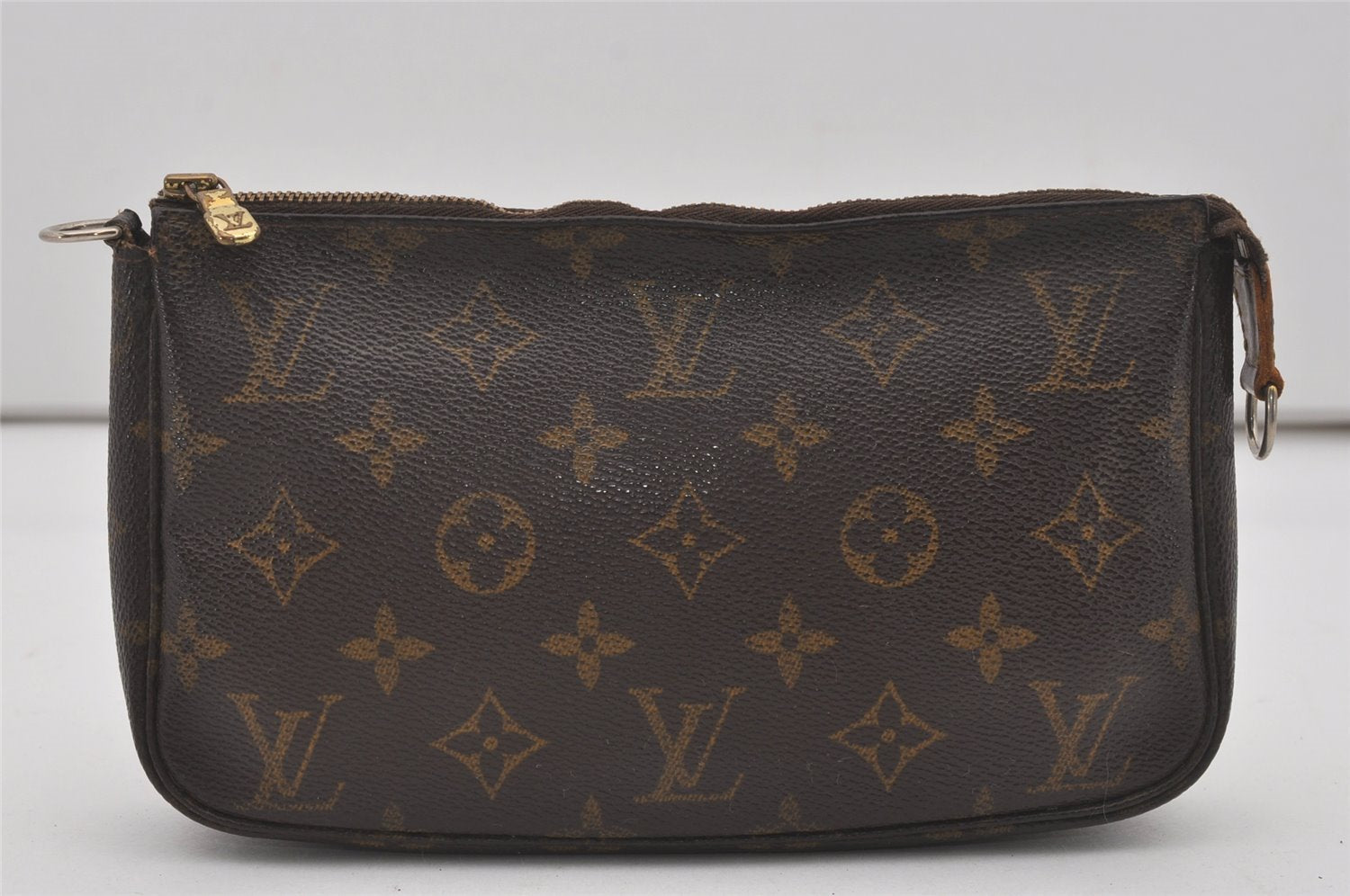 Authentic Louis Vuitton Monogram Pochette Accessoires Pouch M51980 LV 5922I
