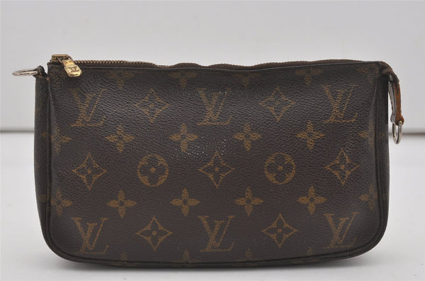 Authentic Louis Vuitton Monogram Pochette Accessoires Pouch M51980 LV 5922I