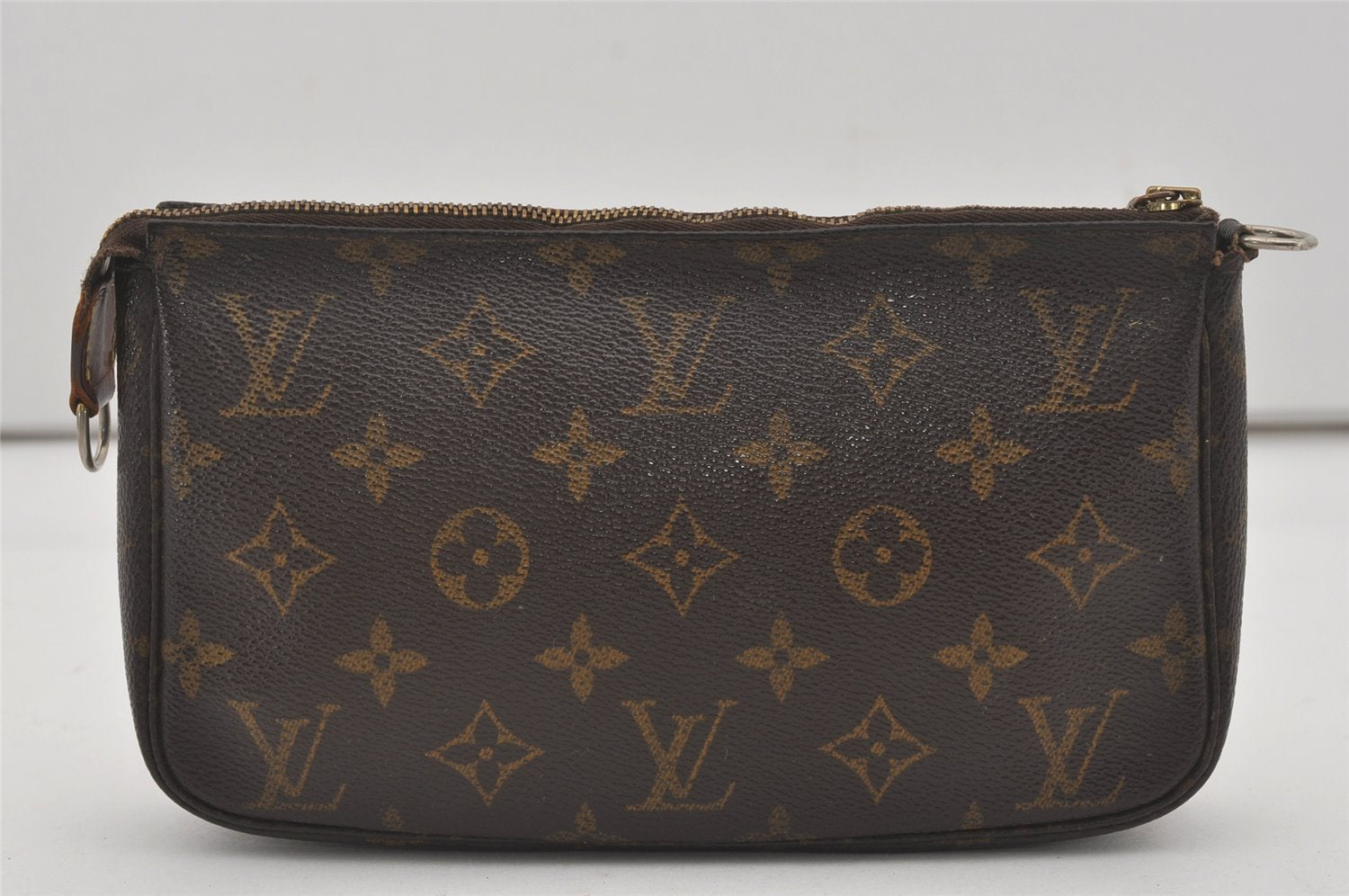 Authentic Louis Vuitton Monogram Pochette Accessoires Pouch M51980 LV 5922I