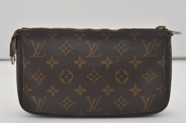 Authentic Louis Vuitton Monogram Pochette Accessoires Pouch M51980 LV 5922I