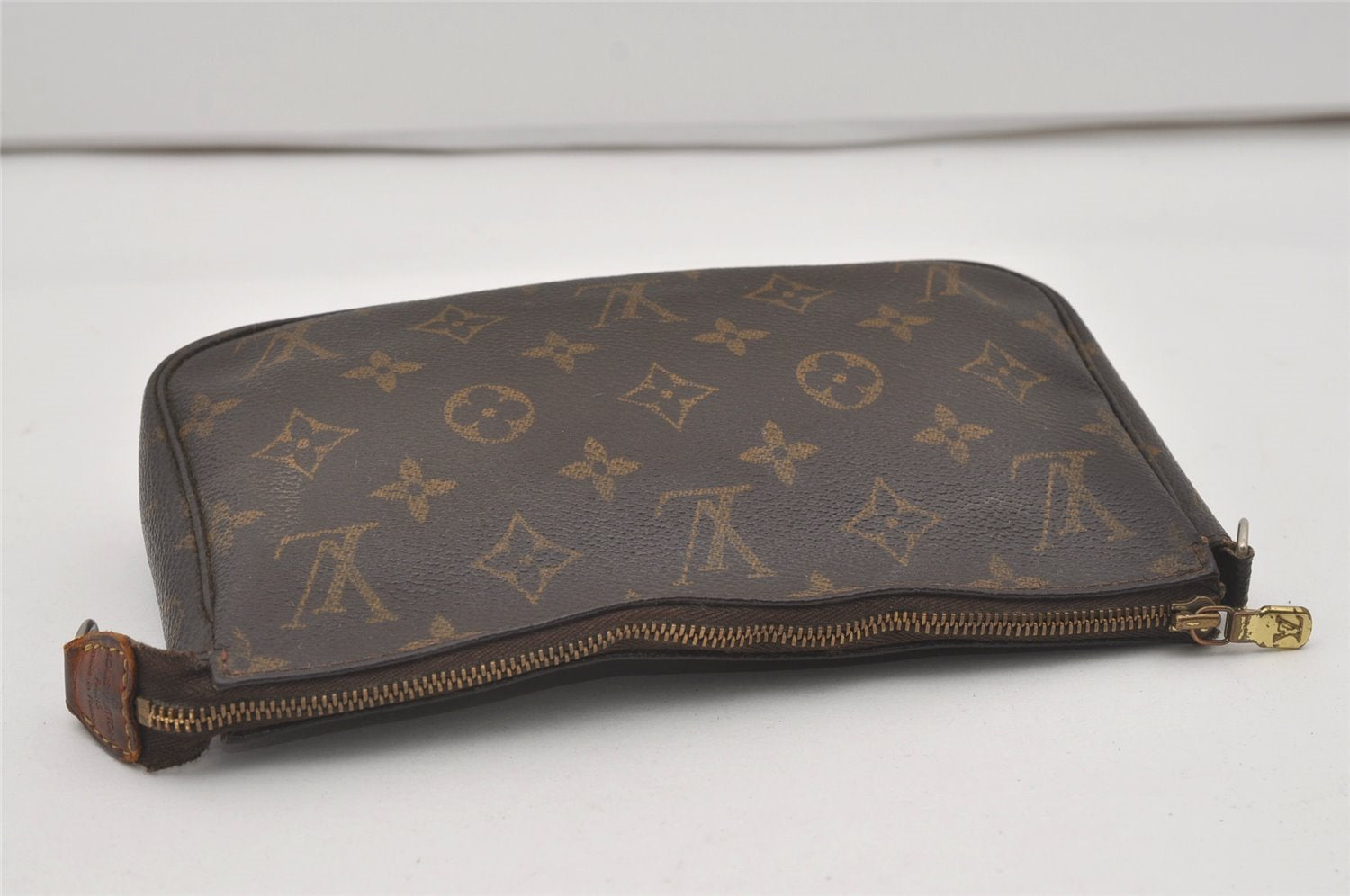 Authentic Louis Vuitton Monogram Pochette Accessoires Pouch M51980 LV 5922I