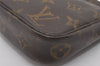 Authentic Louis Vuitton Monogram Pochette Accessoires Pouch M51980 LV 5922I