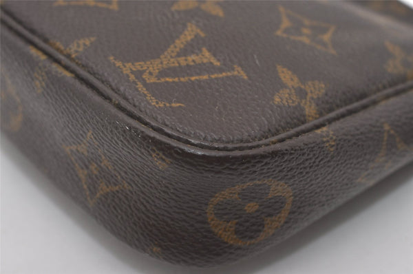 Authentic Louis Vuitton Monogram Pochette Accessoires Pouch M51980 LV 5922I