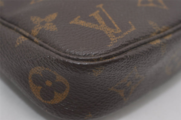 Authentic Louis Vuitton Monogram Pochette Accessoires Pouch M51980 LV 5922I
