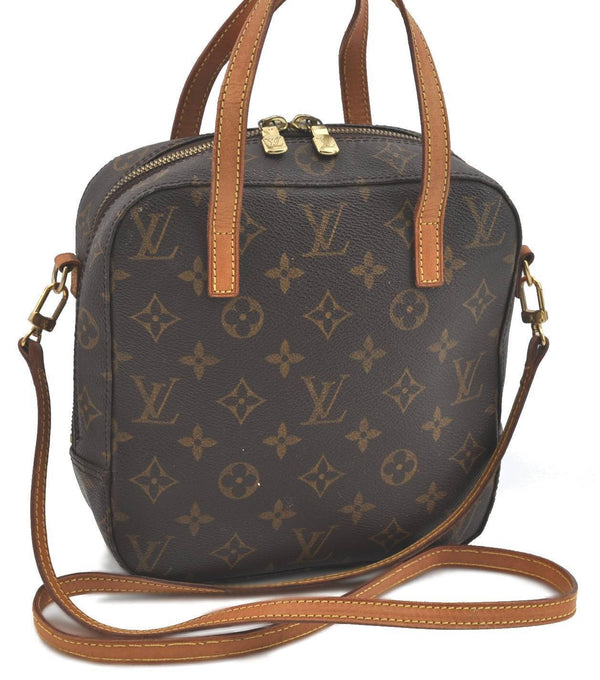 Authentic LOUIS VUITTON Monogram Spontini Hand Shoulder Bag 2way M47500 LV 5923A