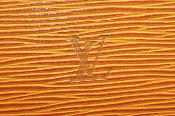 Authentic Louis Vuitton Epi Lussac Shoulder Tote Bag Yellow M52289 LV 5923I