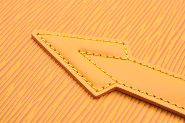 Authentic Louis Vuitton Epi Lussac Shoulder Tote Bag Yellow M52289 LV 5923I