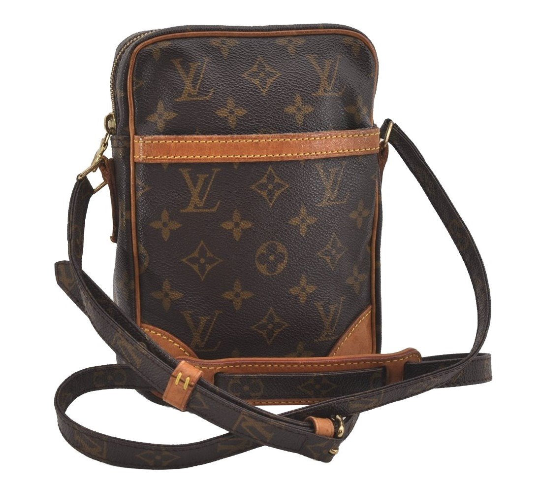Authentic Louis Vuitton Monogram Danube Shoulder Cross Body Bag M45266 LV 5924I