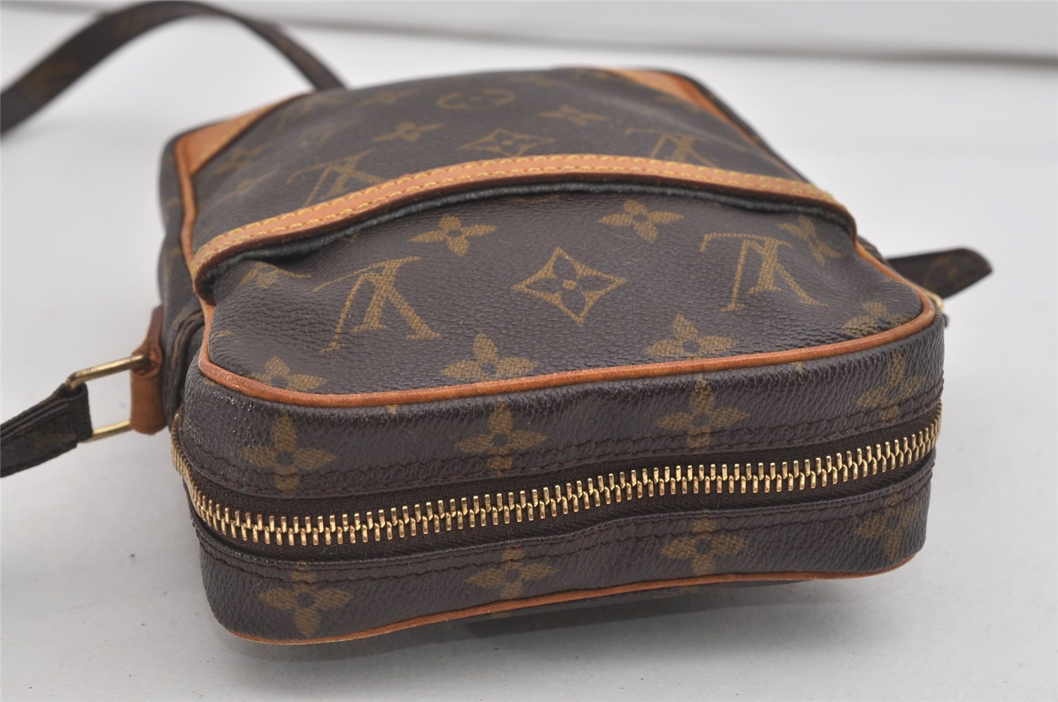 Authentic Louis Vuitton Monogram Danube Shoulder Cross Body Bag M45266 LV 5924I