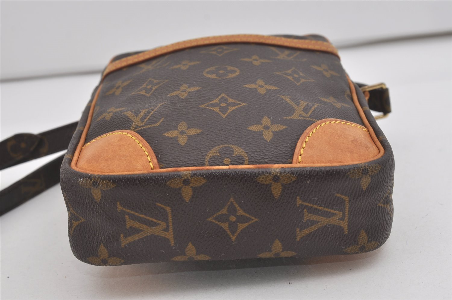 Authentic Louis Vuitton Monogram Danube Shoulder Cross Body Bag M45266 LV 5924I