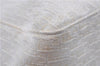 Authentic Christian Dior Trotter Tote Hand Bag Canvas Leather White 5926C