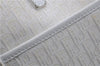 Authentic Christian Dior Trotter Tote Hand Bag Canvas Leather White 5926C