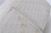 Authentic Christian Dior Trotter Tote Hand Bag Canvas Leather White 5926C