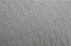 Authentic Christian Dior Trotter Tote Hand Bag Canvas Leather White 5926C