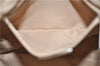 Authentic Christian Dior Trotter Tote Hand Bag Canvas Leather White 5926C