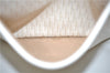 Authentic Christian Dior Trotter Tote Hand Bag Canvas Leather White 5926C
