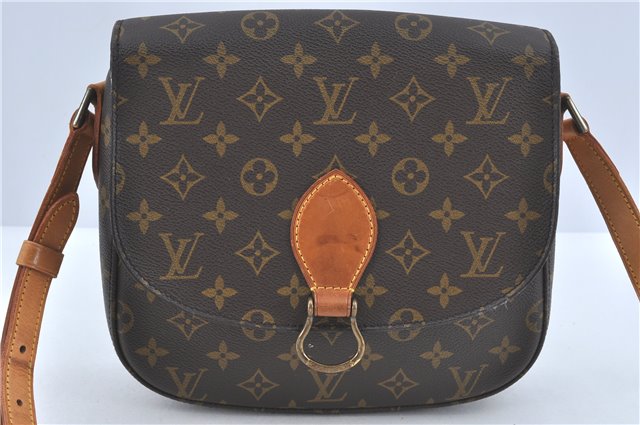 Authentic Louis Vuitton Monogram Saint Cloud GM M51242 Shoulder Cross Bag 5927C