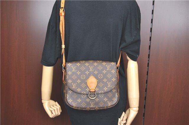 Authentic Louis Vuitton Monogram Saint Cloud GM M51242 Shoulder Cross Bag 5927C