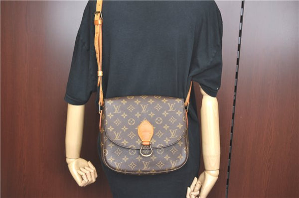 Authentic Louis Vuitton Monogram Saint Cloud GM M51242 Shoulder Cross Bag 5927C