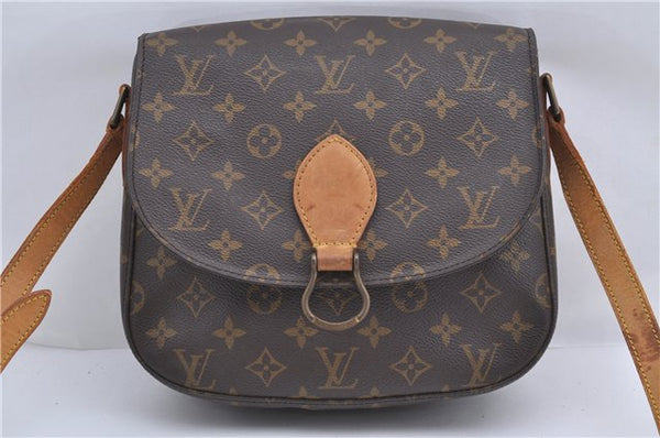 Auth Louis Vuitton Monogram Saint Cloud GM Shoulder Cross Bag M51242 LV 5928D