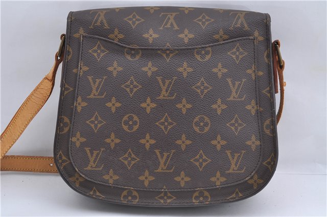 Auth Louis Vuitton Monogram Saint Cloud GM Shoulder Cross Bag M51242 LV 5928D