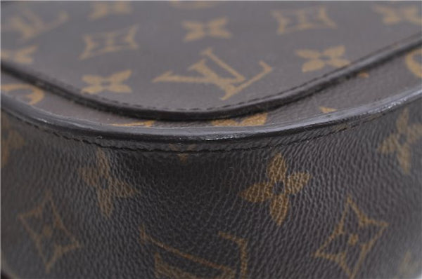 Auth Louis Vuitton Monogram Saint Cloud GM Shoulder Cross Bag M51242 LV 5928D