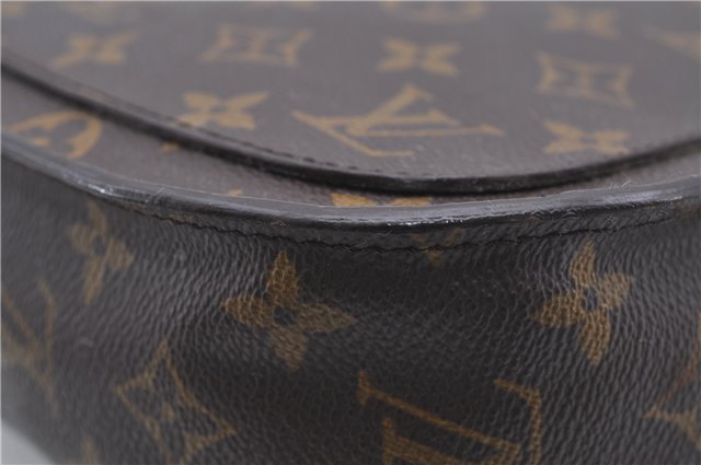 Auth Louis Vuitton Monogram Saint Cloud GM Shoulder Cross Bag M51242 LV 5928D