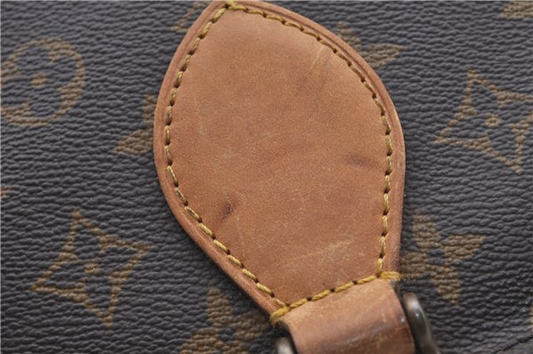 Auth Louis Vuitton Monogram Saint Cloud GM Shoulder Cross Bag M51242 LV 5928D