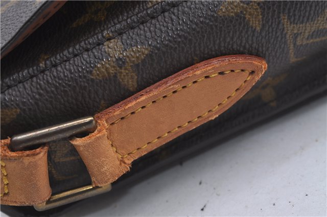 Auth Louis Vuitton Monogram Saint Cloud GM Shoulder Cross Bag M51242 LV 5928D