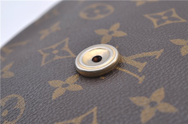 Auth Louis Vuitton Monogram Saint Cloud GM Shoulder Cross Bag M51242 LV 5928D