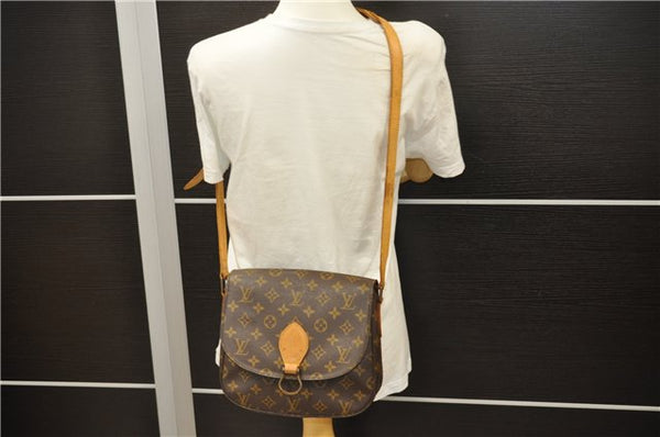 Auth Louis Vuitton Monogram Saint Cloud GM Shoulder Cross Bag M51242 LV 5928D