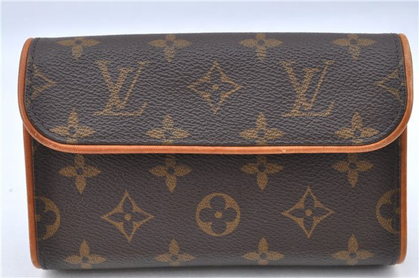 Auth Louis Vuitton Monogram Pochette Florentine Pouch Waist Bag M51855 LV 5929C