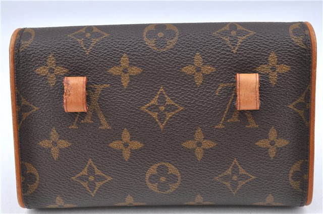 Auth Louis Vuitton Monogram Pochette Florentine Pouch Waist Bag M51855 LV 5929C