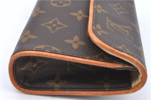 Auth Louis Vuitton Monogram Pochette Florentine Pouch Waist Bag M51855 LV 5929C