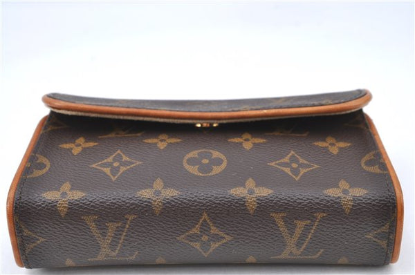 Auth Louis Vuitton Monogram Pochette Florentine Pouch Waist Bag M51855 LV 5929C