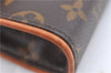 Auth Louis Vuitton Monogram Pochette Florentine Pouch Waist Bag M51855 LV 5929C