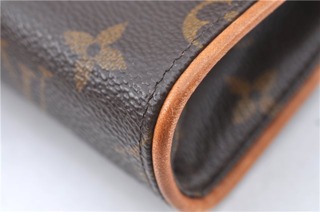 Auth Louis Vuitton Monogram Pochette Florentine Pouch Waist Bag M51855 LV 5929C