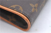 Auth Louis Vuitton Monogram Pochette Florentine Pouch Waist Bag M51855 LV 5929C