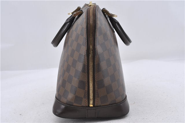 Authentic Louis Vuitton Damier Alma Hand Bag N51131 LV 5931D