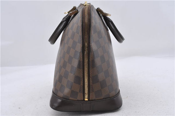 Authentic Louis Vuitton Damier Alma Hand Bag N51131 LV 5931D