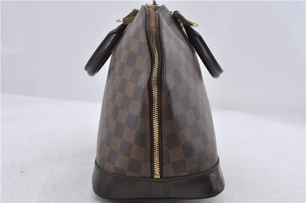 Authentic Louis Vuitton Damier Alma Hand Bag N51131 LV 5931D