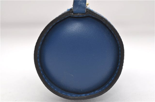 Authentic Louis Vuitton Epi For Soufflot Pouch Purse Blue LV 5932C