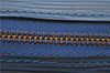 Authentic Louis Vuitton Epi For Soufflot Pouch Purse Blue LV 5932C