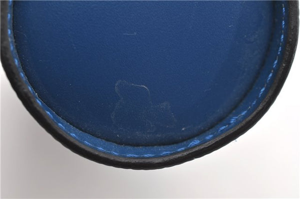 Authentic Louis Vuitton Epi For Soufflot Pouch Purse Blue LV 5932C