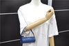 Authentic Louis Vuitton Epi For Soufflot Pouch Purse Blue LV 5932C