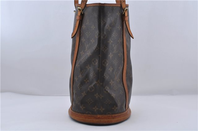 Authentic LOUIS VUITTON Monogram Bucket GM Shoulder Bag M42236 LV 5938C