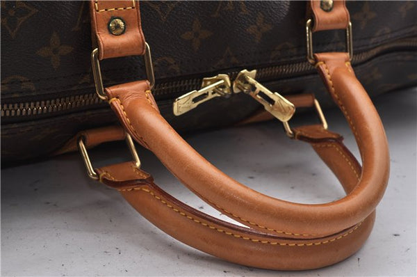 Authentic Louis Vuitton Monogram Keepall 55 Travel Boston Bag M41424 LV 5938D