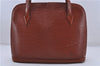 Authentic LOUIS VUITTON Epi Lussac Shoulder Bag Brown M52283 LV 5941C