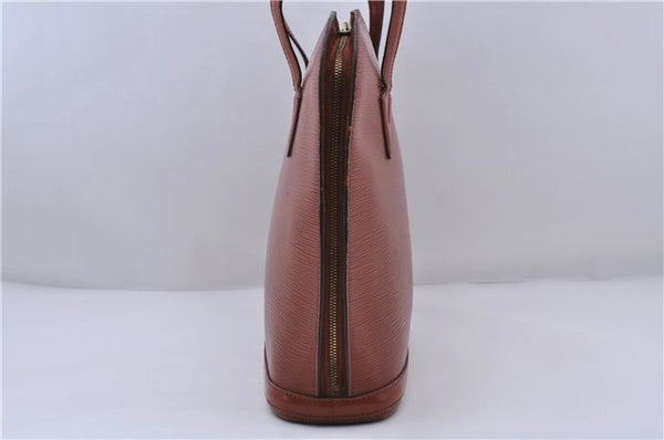 Authentic LOUIS VUITTON Epi Lussac Shoulder Bag Brown M52283 LV 5941C