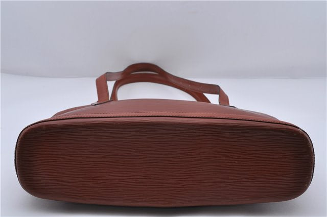 Authentic LOUIS VUITTON Epi Lussac Shoulder Bag Brown M52283 LV 5941C